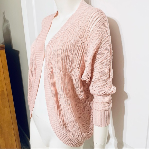 BB DAKOTA | NWT Revolve Valerie Cardigan Pink Blossom Cocoon Sweater Size XS - Picture 9 of 16